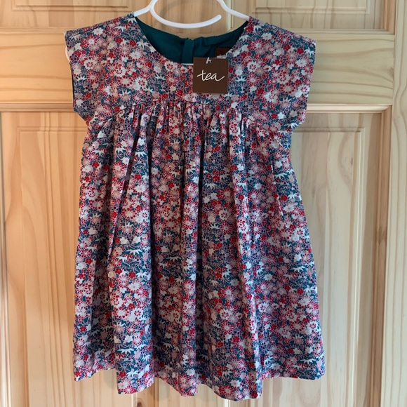 Adorable Toddler Floral Empire Dress - Picture 2 of 6